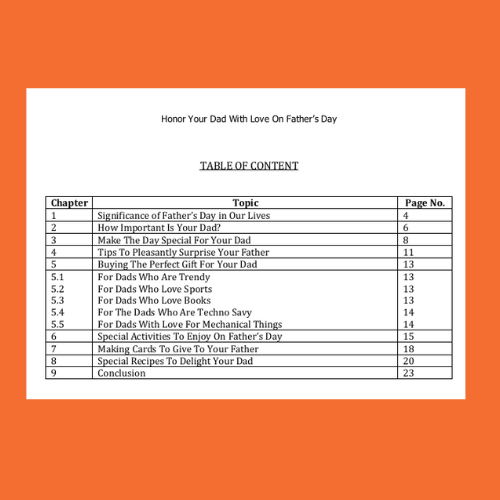 Honor Your Dad on Father's Day eBOOK and Audio