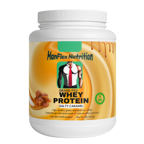 Whey Protein (Salty Caramel) | MANFLEX NUTRITION - Healthy Living for Men