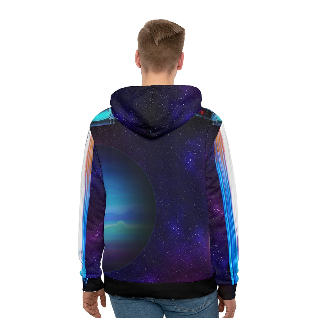 Deep Space Hoop Men's All-Over-Print Hoodie | Modern Man Shop Co