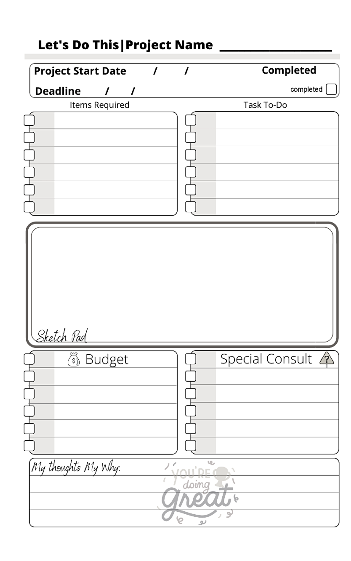 Crap I will Start and Probably Won't Finish The DIY Project Planner for Men| Paper Back
