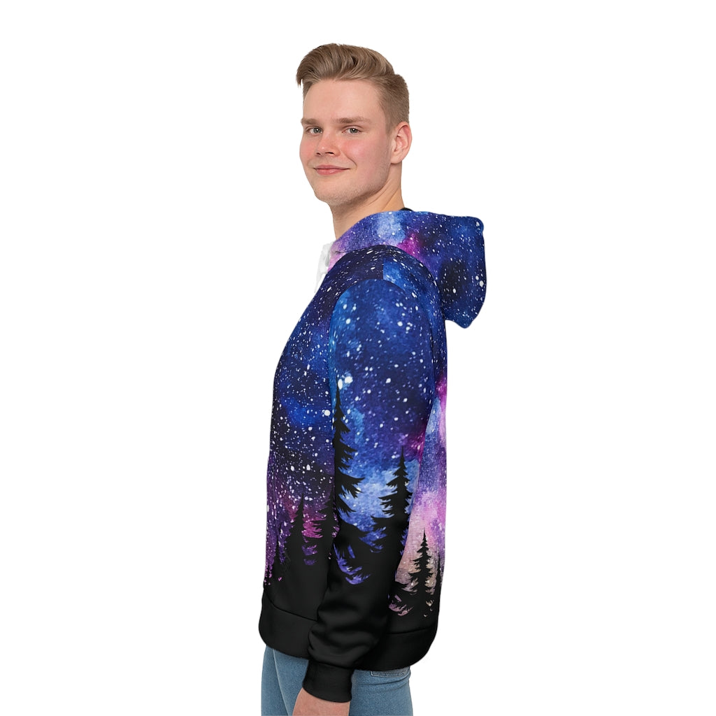 Galaxy Deep Valley Men's All-Over-Print Hoodie |Modern Man Shop Co