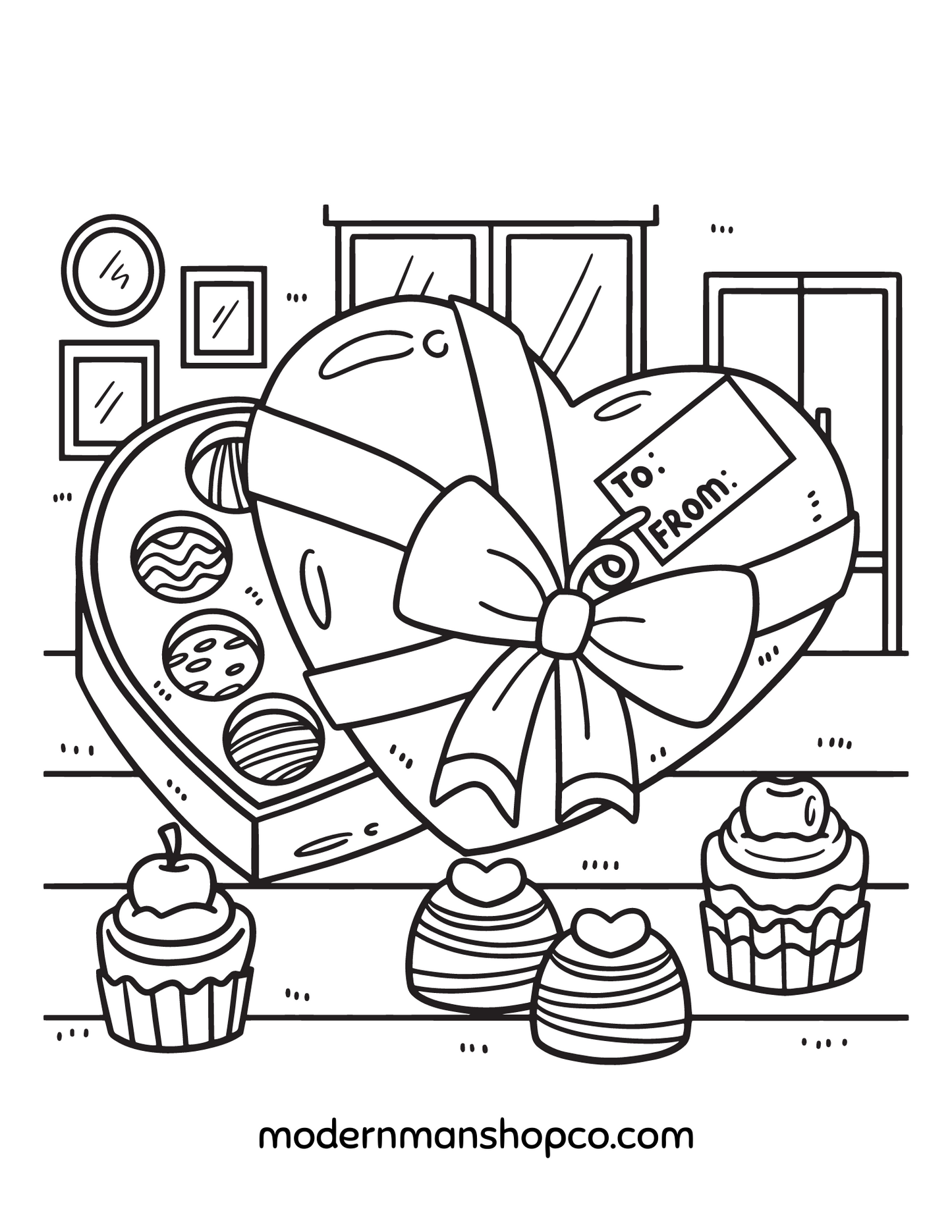 Celebrate Love with Our Free Valentine's Day Coloring Pages!(14)