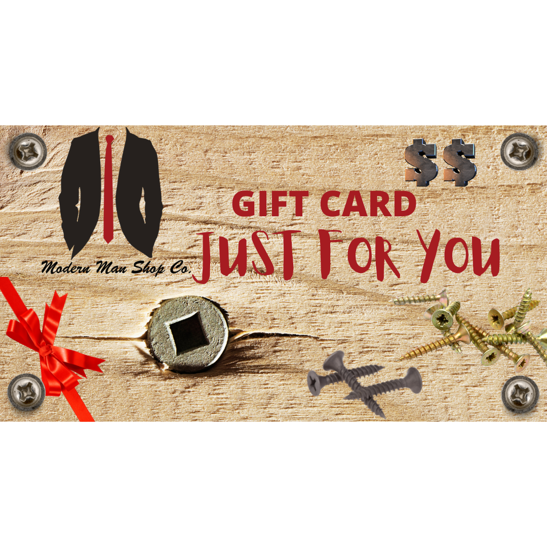 Modern man Shop Gift Card