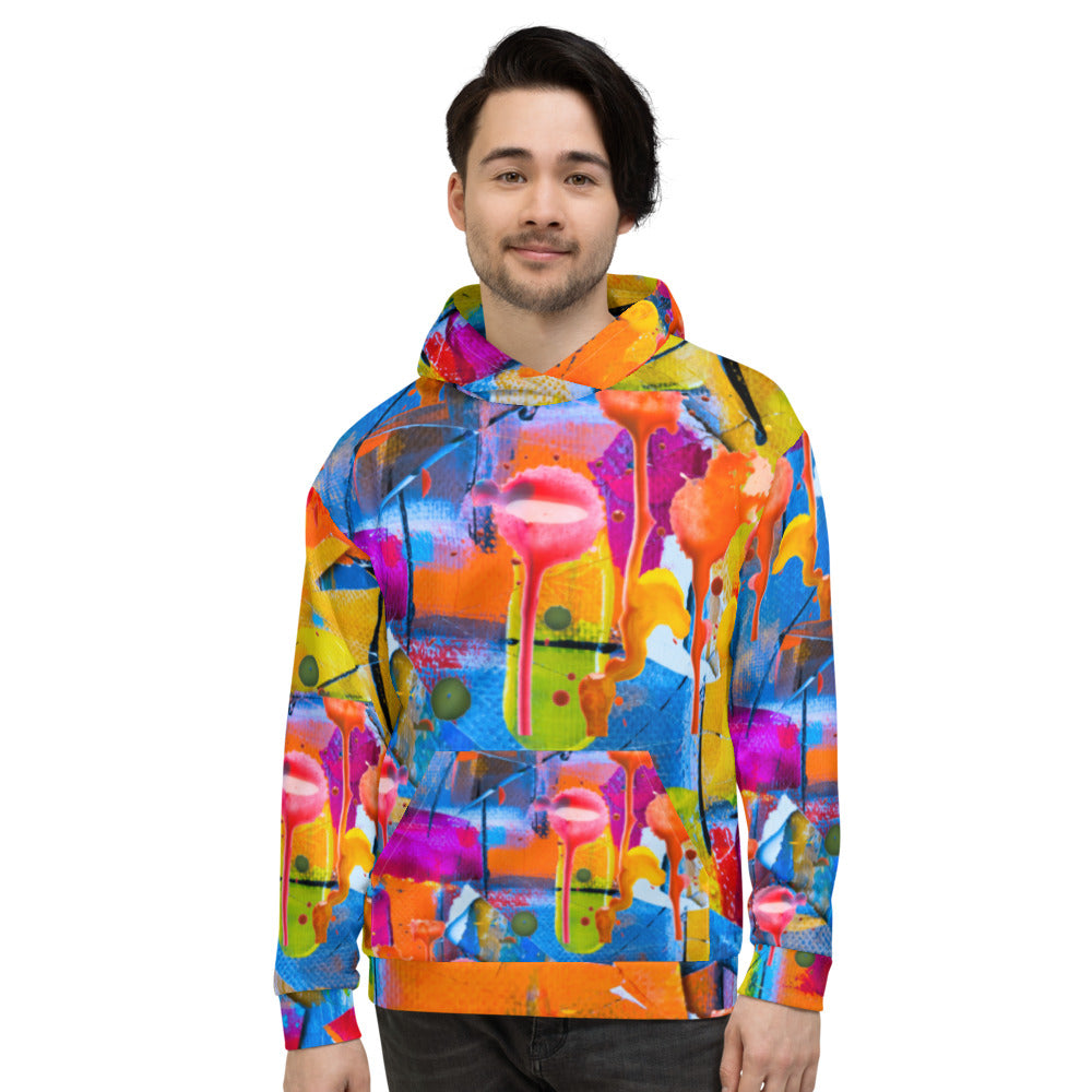 PAINT SPLATTER UNISEX HOODIE