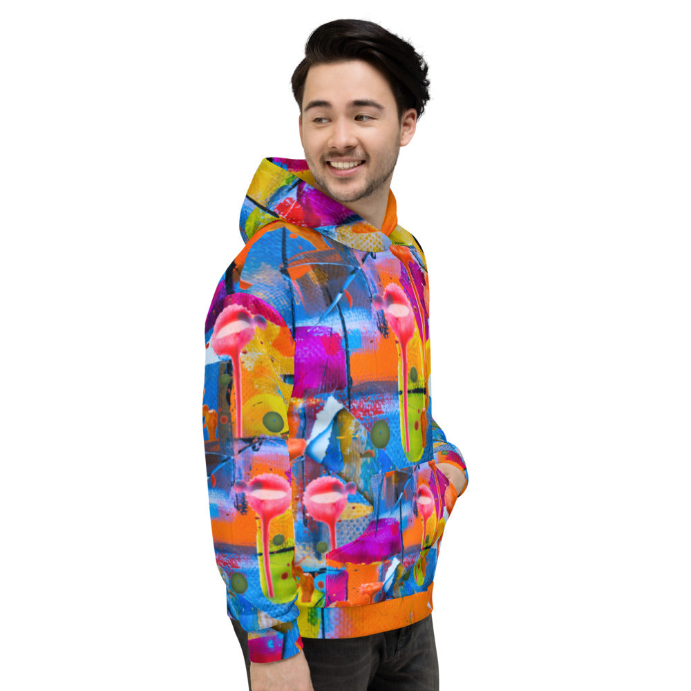PAINT SPLATTER UNISEX HOODIE