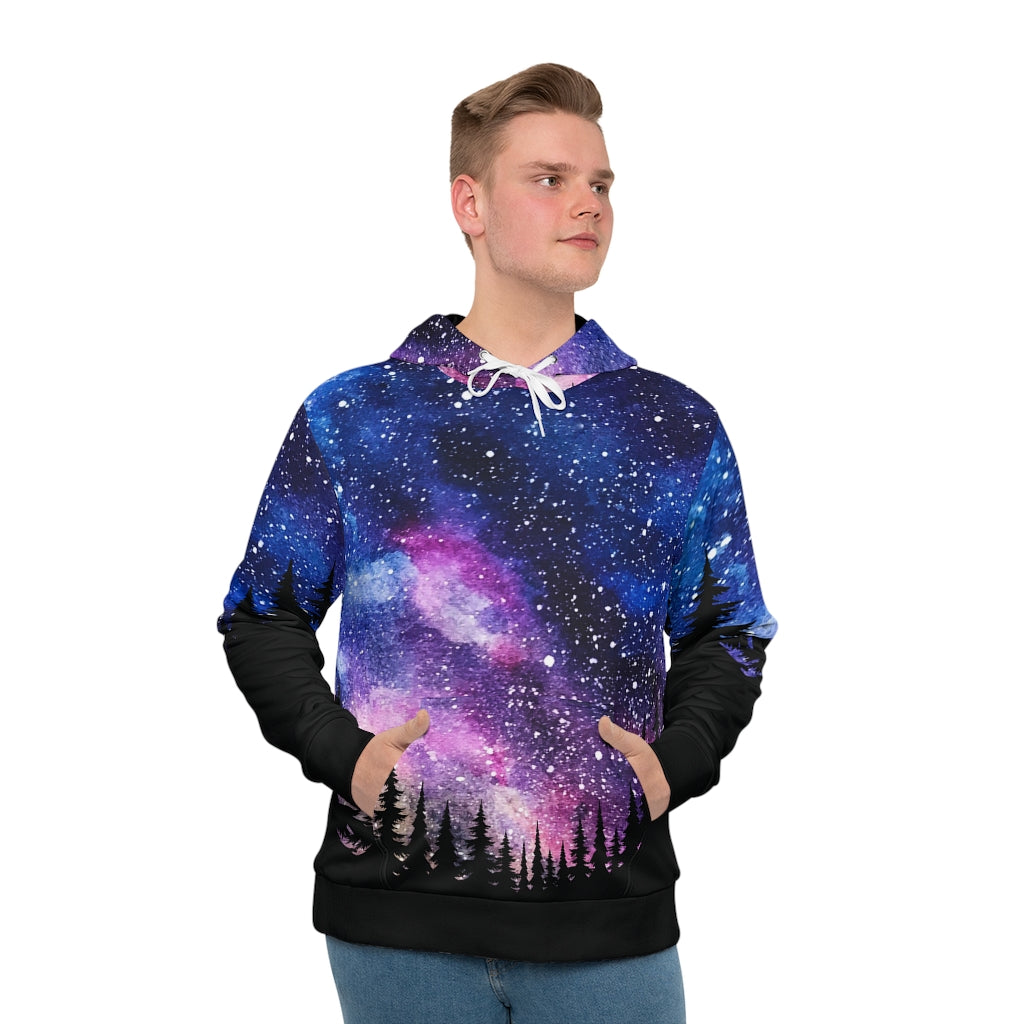 Galaxy Deep Valley Men's All-Over-Print Hoodie |Modern Man Shop Co