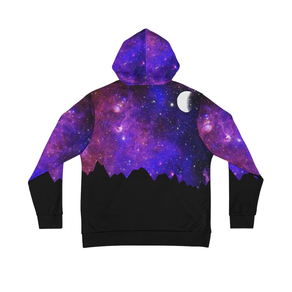 Galaxy Wolf Men's All-Over-Print Hoodie