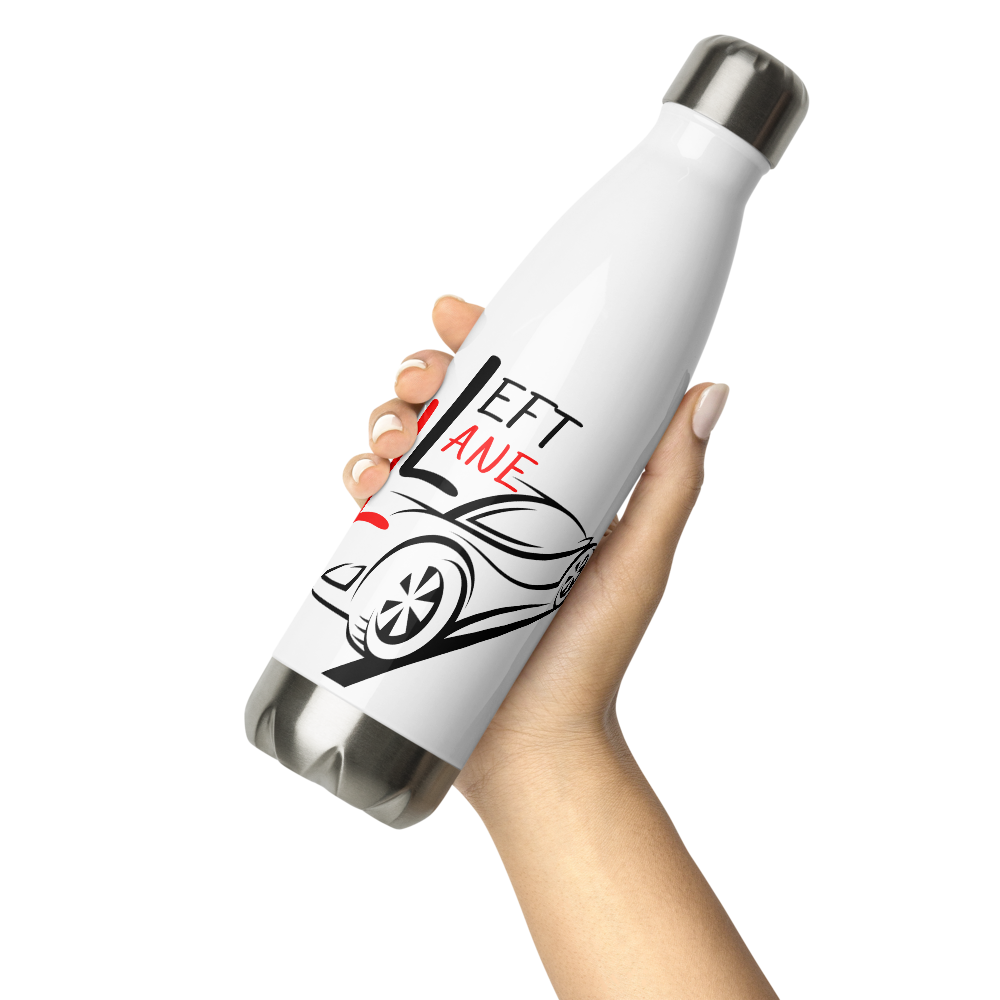 Left Lane Stainless Steel Water Bottle Hot or Cold