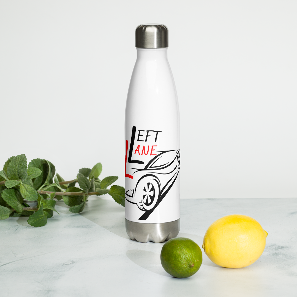 Left Lane Stainless Steel Water Bottle Hot or Cold