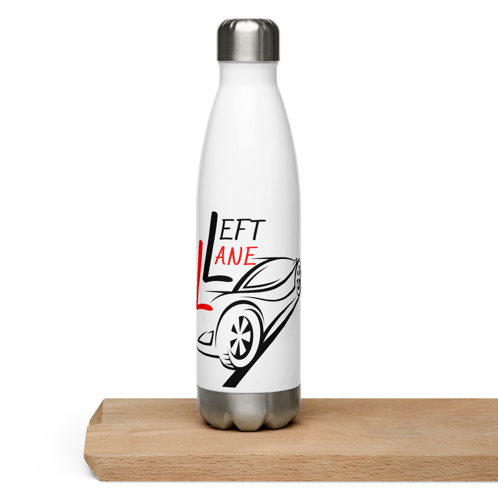 Left Lane Stainless Steel Water Bottle Hot or Cold