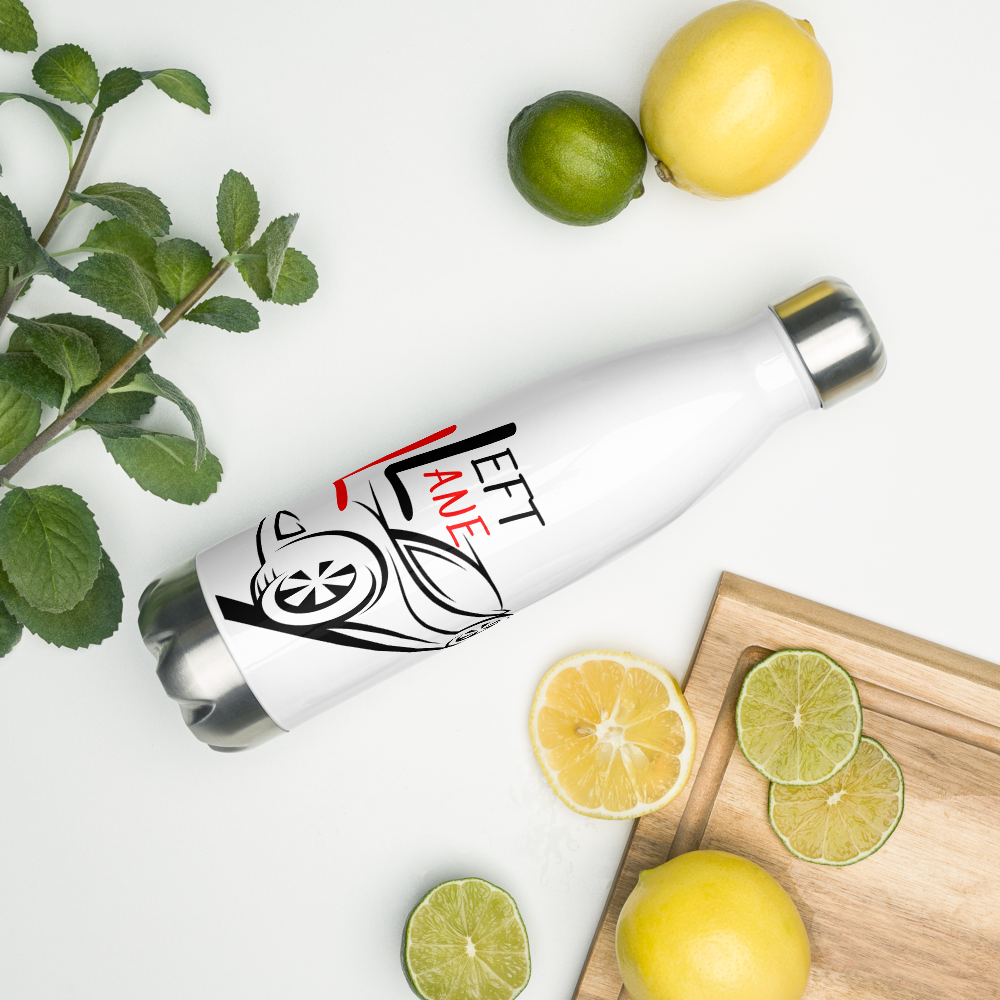 Left Lane Stainless Steel Water Bottle Hot or Cold