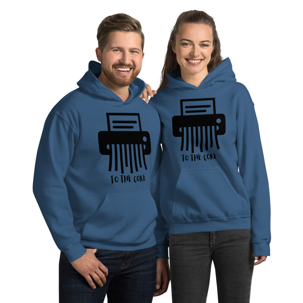 Unisex Hoodie SHREDDED BLACK