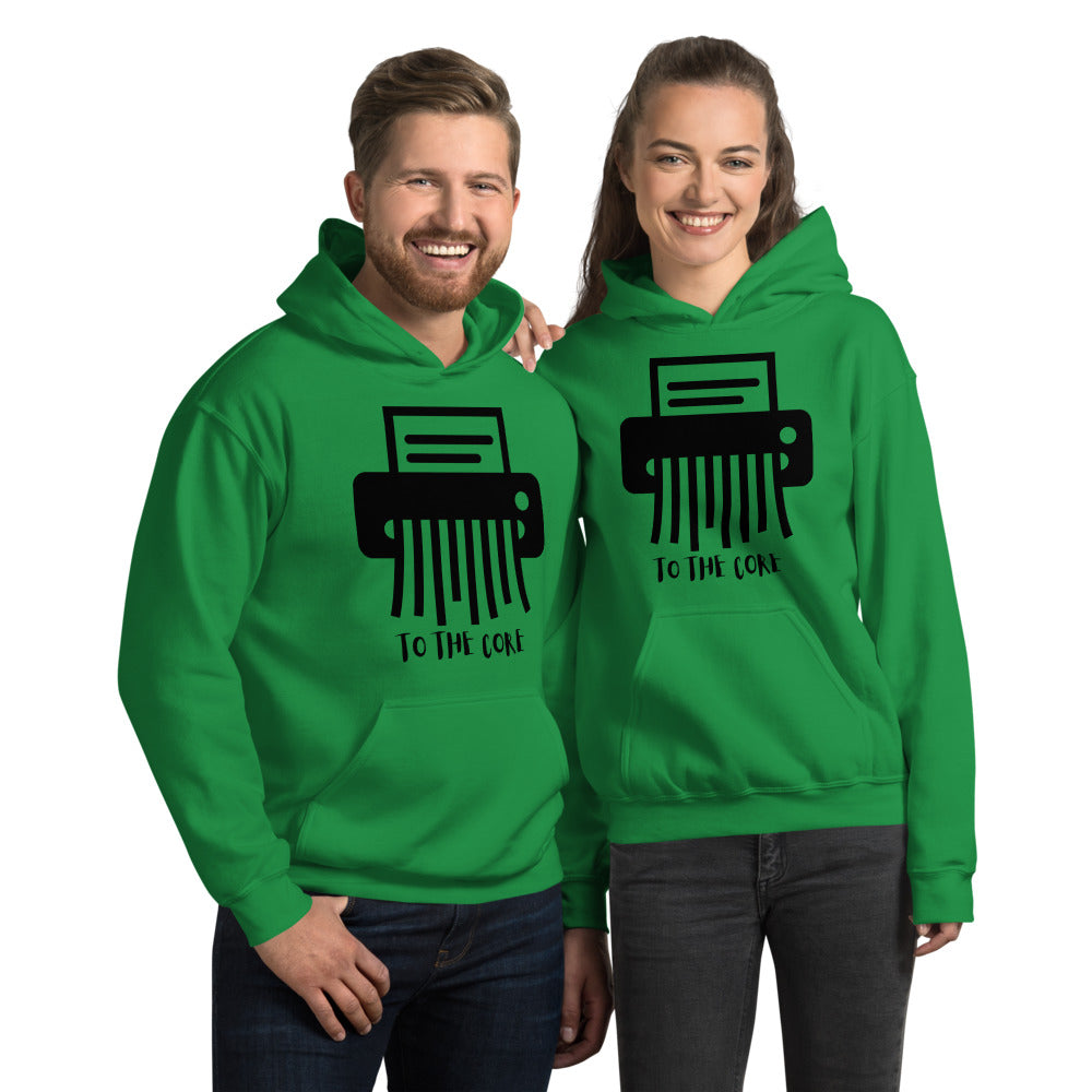 Unisex Hoodie SHREDDED BLACK