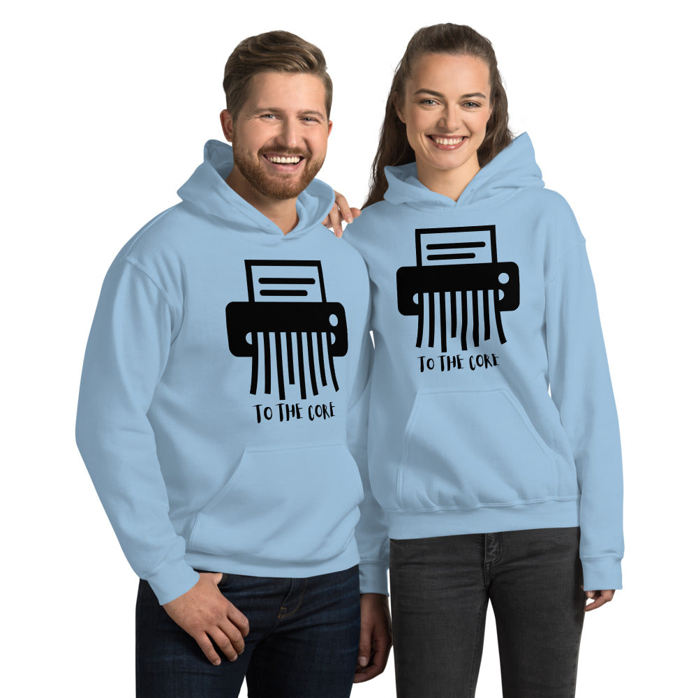 Unisex Hoodie SHREDDED BLACK