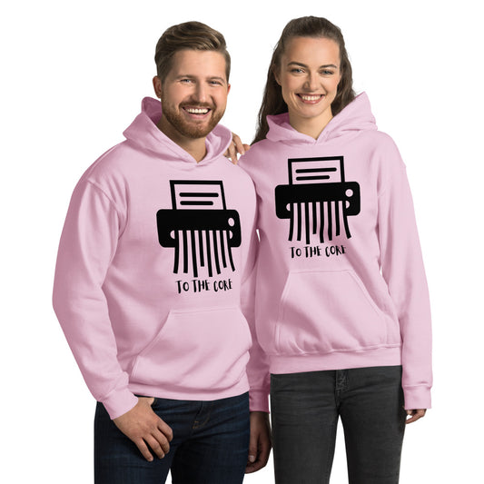Unisex Hoodie SHREDDED BLACK