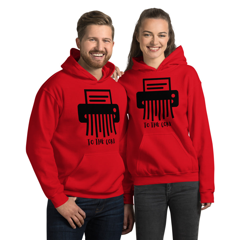 Unisex Hoodie SHREDDED BLACK