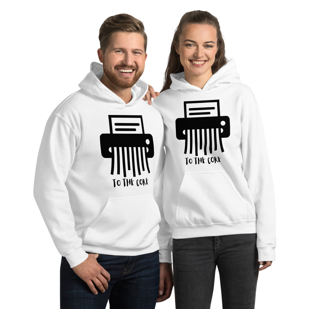 Unisex Hoodie SHREDDED BLACK
