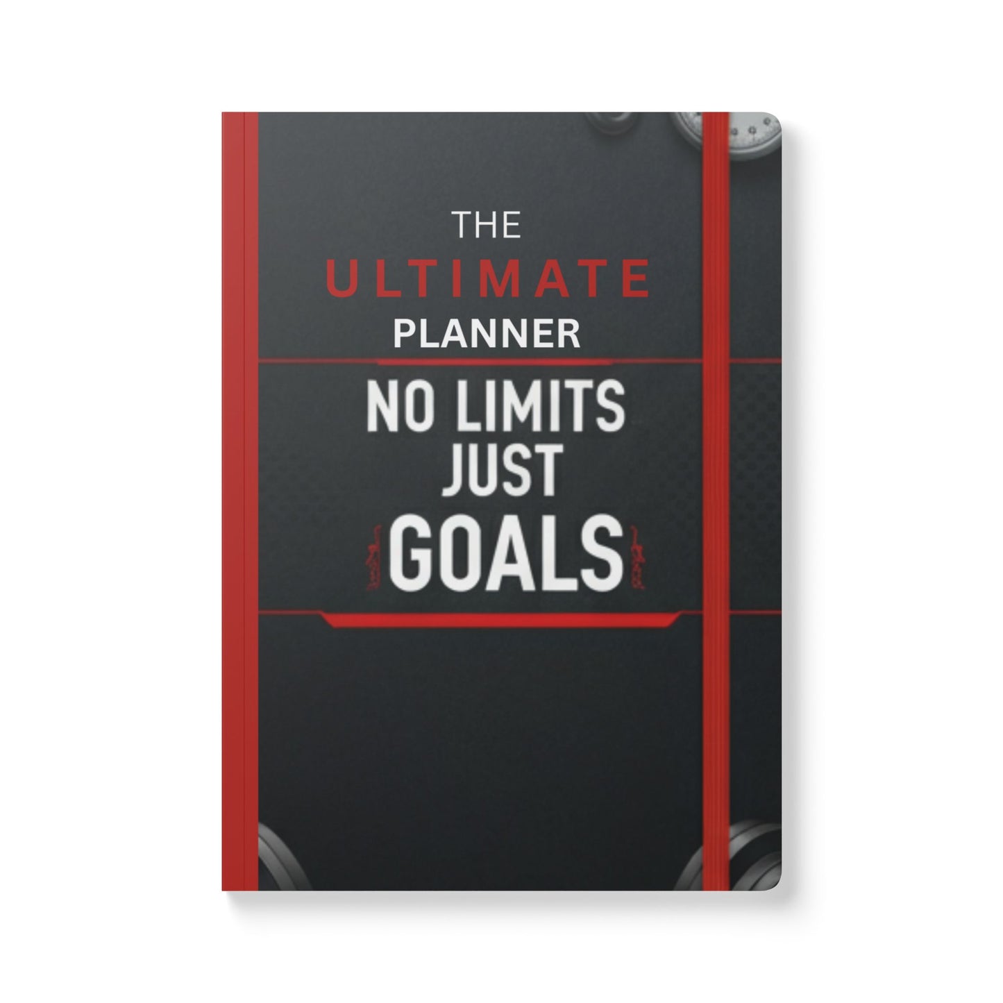 Motivational Softcover Journal - "No Limits Just Goals" & "Stronger Every Day" Design