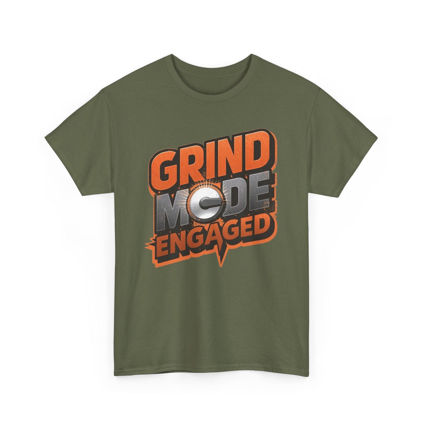 Grind Mode Engaged Tee — Motivational Graphic T-Shirt for Hustlers