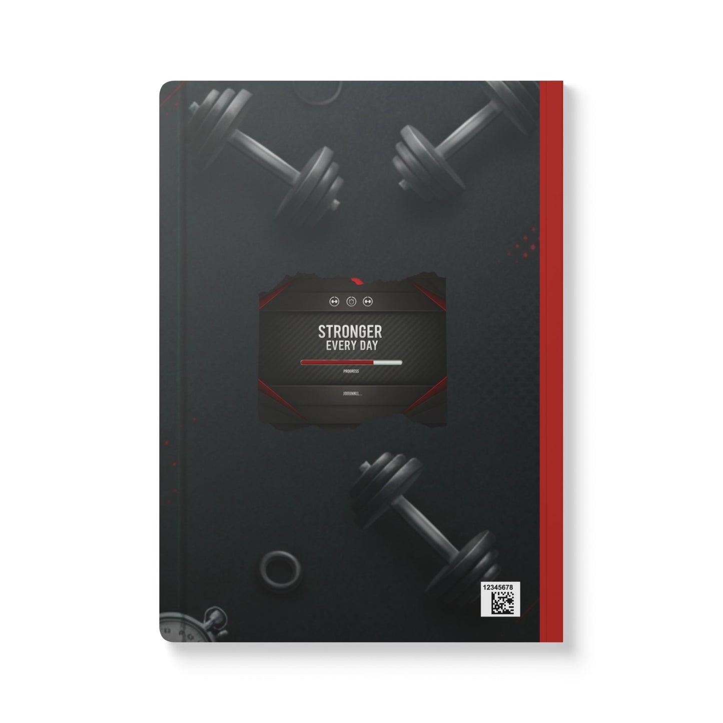 Motivational Softcover Journal - "No Limits Just Goals" & "Stronger Every Day" Design