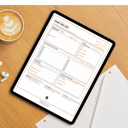 The Command Architect™ | Daily Execution Planner for Entrepreneurs (Printable & Digital)
