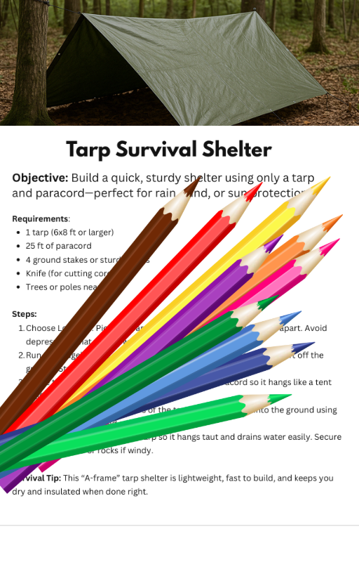 50 DIY Survival Projects | Printable | Free