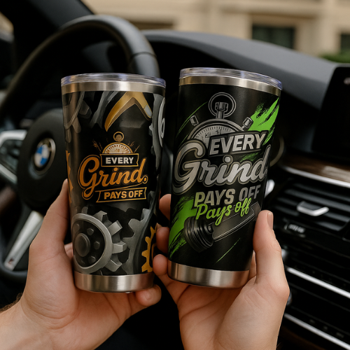 Stainless Tumbler 20oz - EVERY GRIND PAYS OFF | Modern Man Shop co