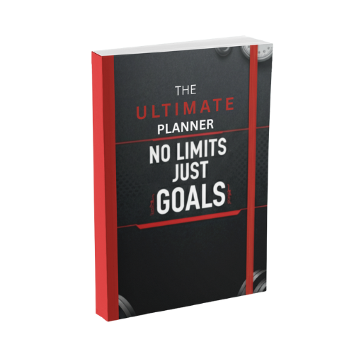 RED AND BLACK WORKOUT JOURNAL