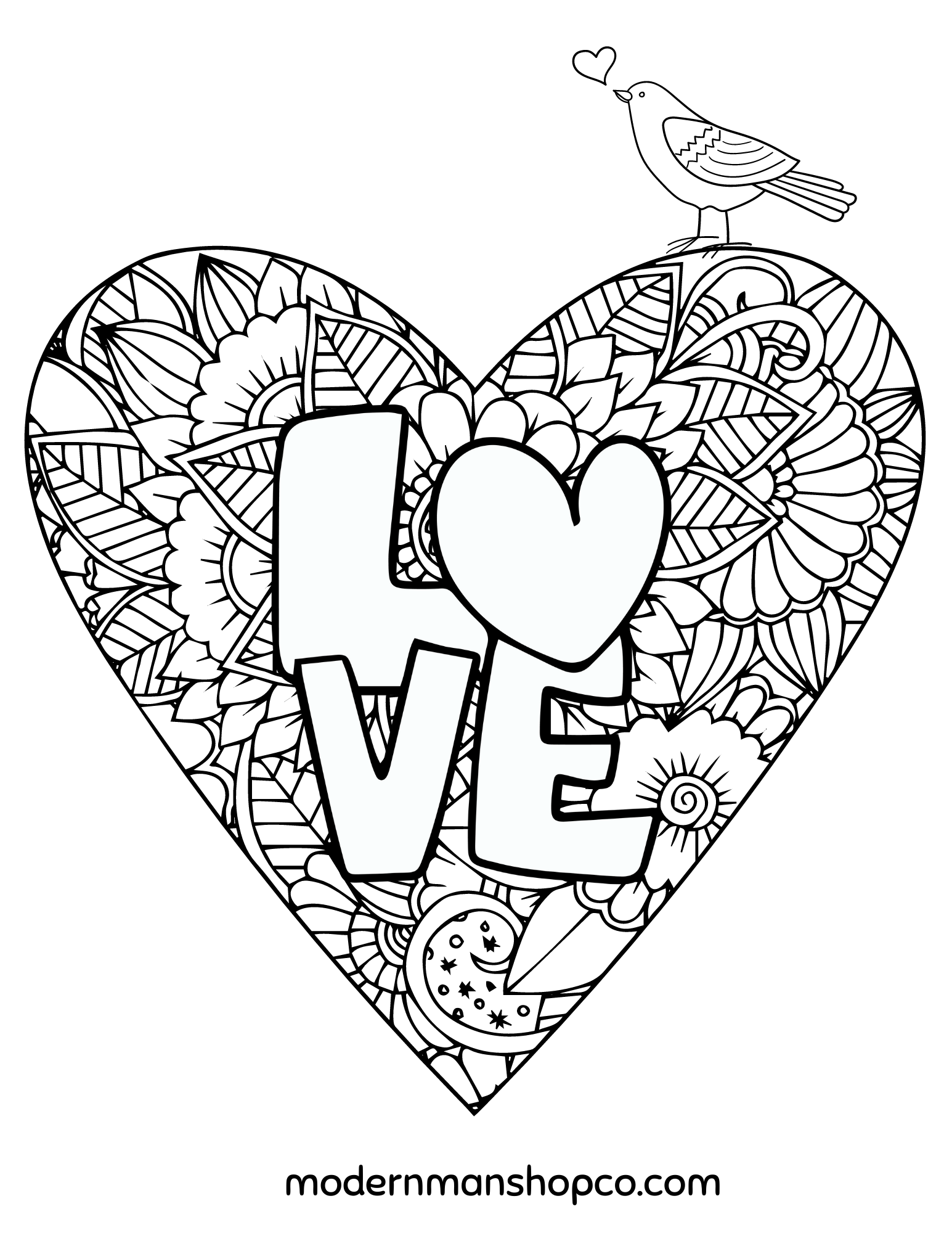 Celebrate Love with Our Free Valentine's Day Coloring Pages!(14)