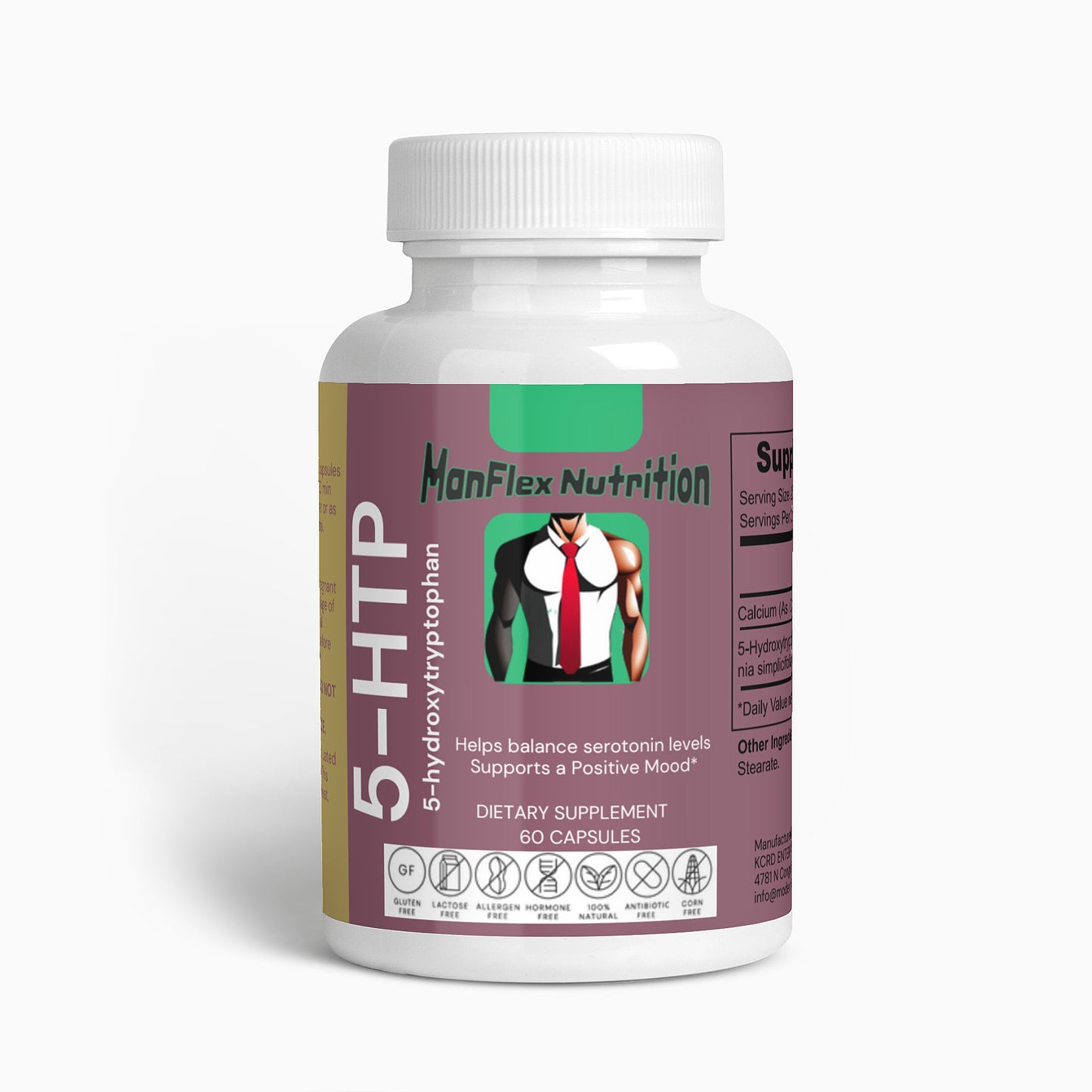 5-HTP(5-hydroxytryptophan) 200 mg, Neurotransmitter Support*