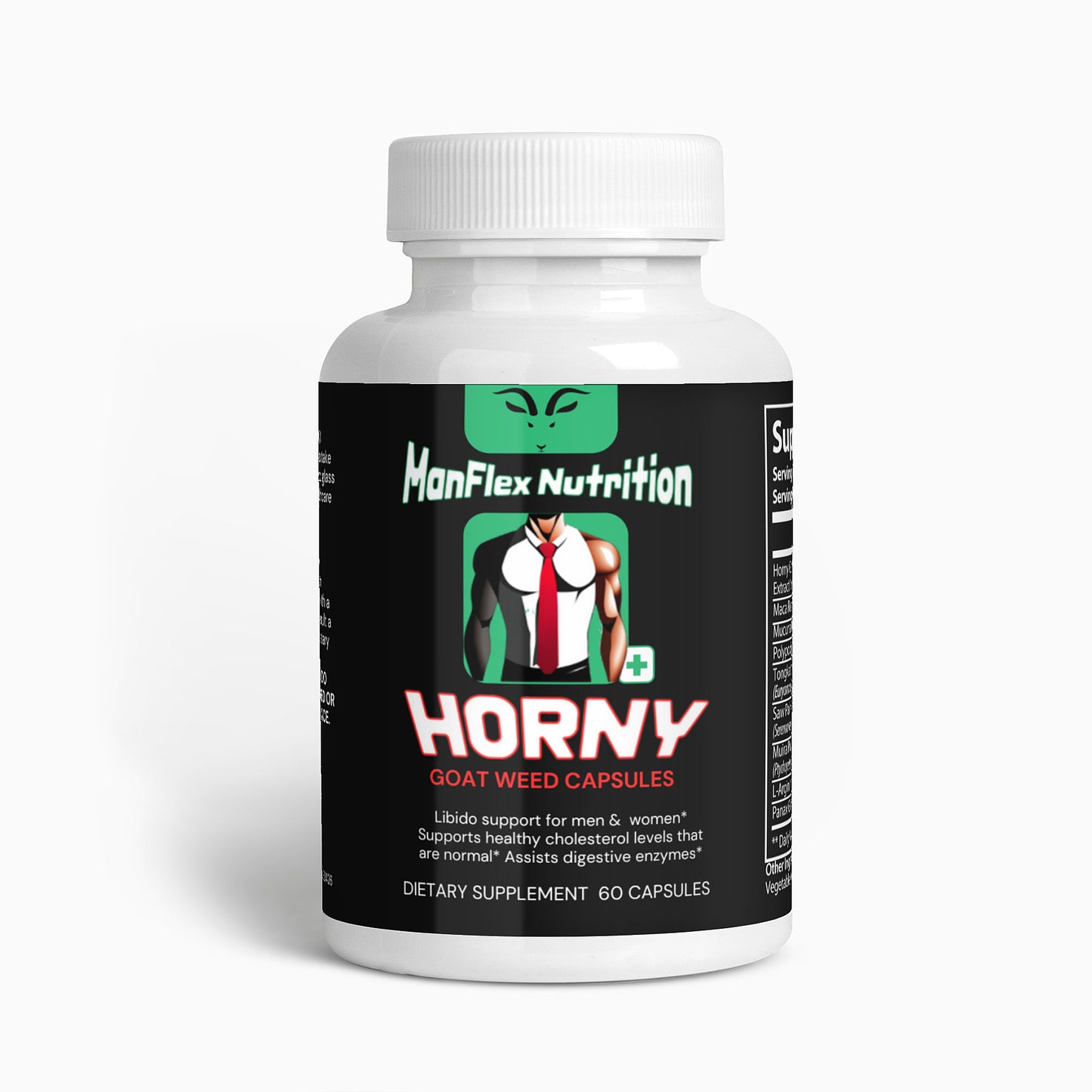 Horny Goat Weed Blend for Mens Health & Sex Drive | ManFlex Nutrition
