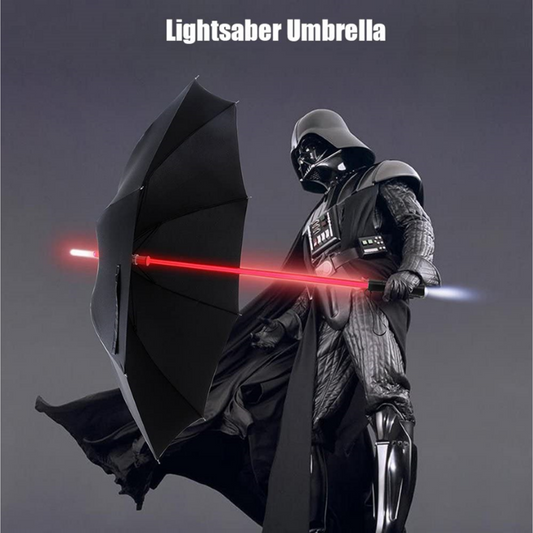Lightsaber LED Futuristic  Umbrellas with 7 Color Changing Effects | Windproof Golf Umbrellas with Flashlight Handle Coolest Gift