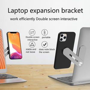 Aluminum Laptop Stand and Snap on monitor Smart Phone Stand