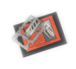 Money Clip Men's Metal 40 in 1 Alloy Wallet Multi Tool With Gift Box