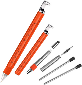 7 in 1 Multi Tool Cool Pen Orange