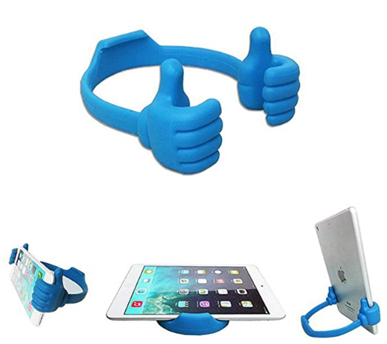 Thumbs Up Cell Phone  and Tablet Stand Holiday Fillers Gifts,  Red, White or Blue . (1)