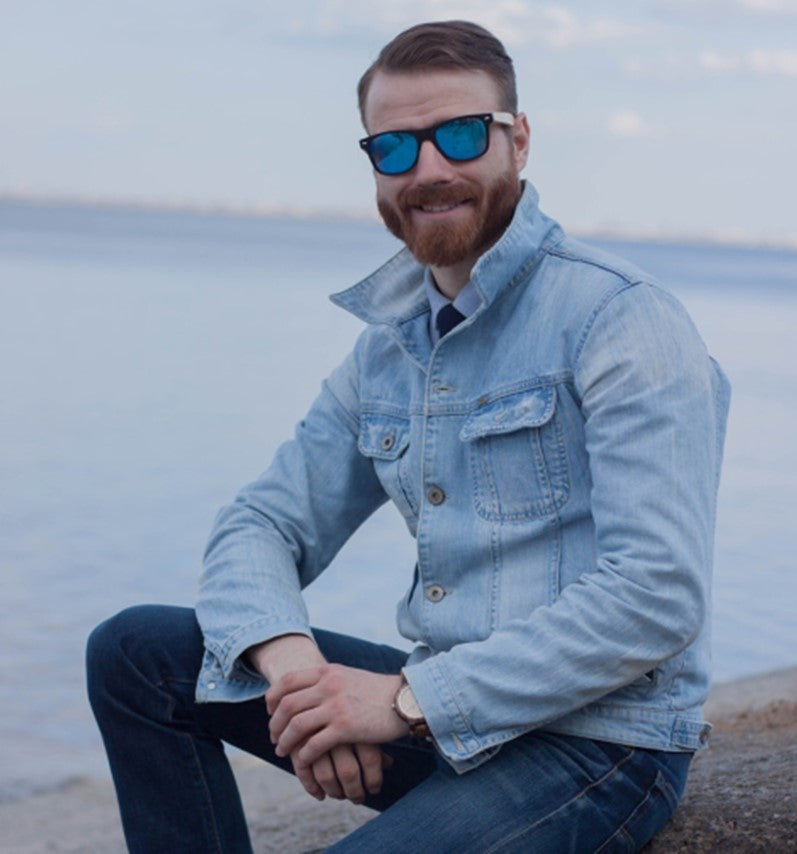 Eco-Friendly fashionable BAMBOO sunglasses with polarized UV protection lens and Wooden Box