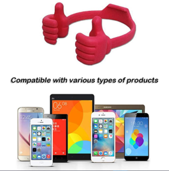 Thumbs Up Cell Phone  and Tablet Stand Holiday Fillers Gifts,  Red, White or Blue . (1)