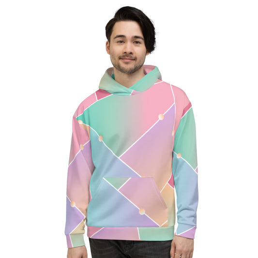 Glass Maze All Over Print Unisex Hoodie