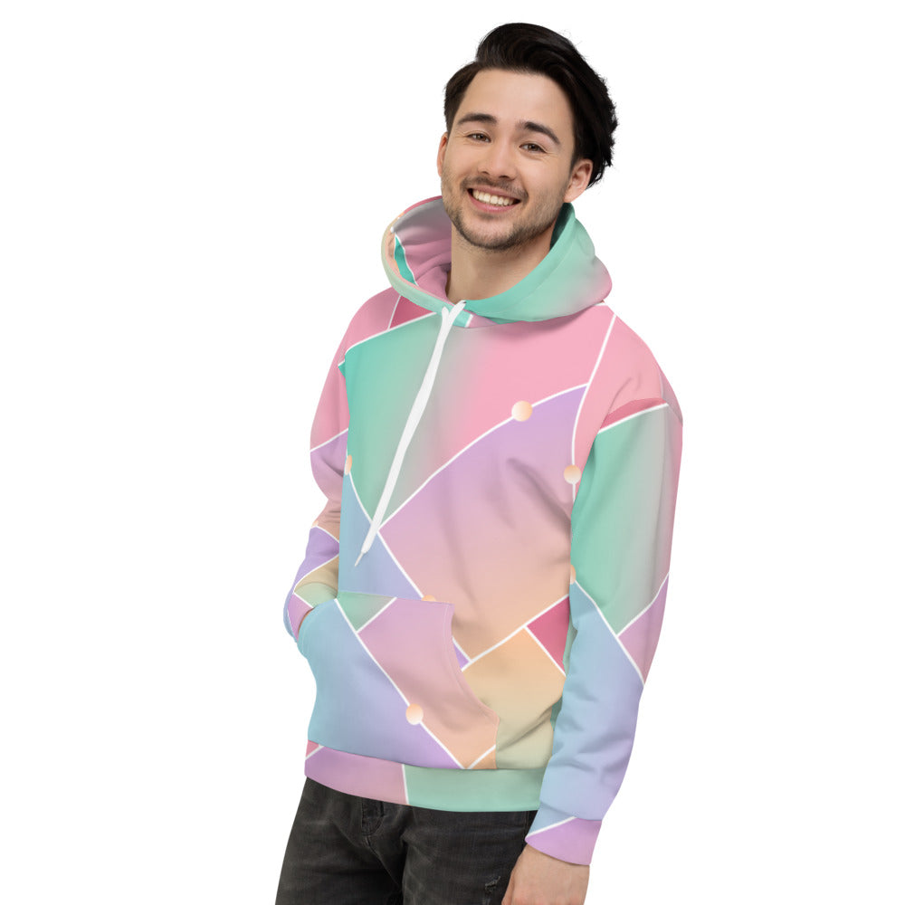 Glass Maze All Over Print Unisex Hoodie
