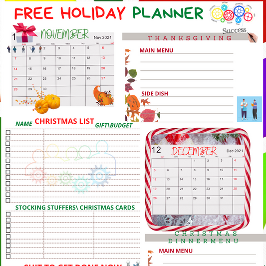 How to Plan for the Holidays FREE HOLIDAY PLANNER