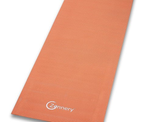 Environmentally friendly Non-Slip Yoga Mat with Adjustable Carrying Strap Orange