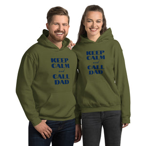 Unisex Hoodie KEEP CALM Call DAD